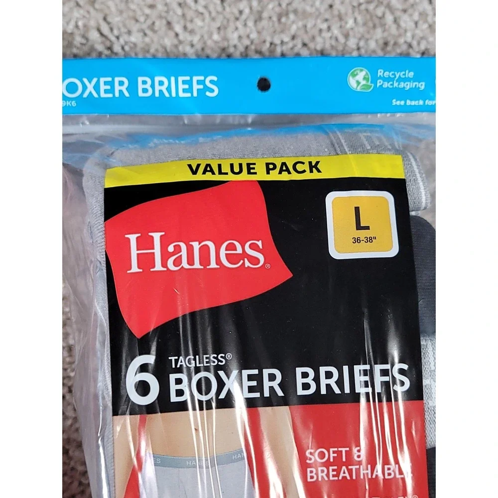 Hanes Underwear Mens Large 36-38